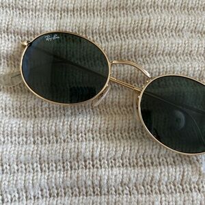 Ray Ban Oval Flat Lenses Sunglasses